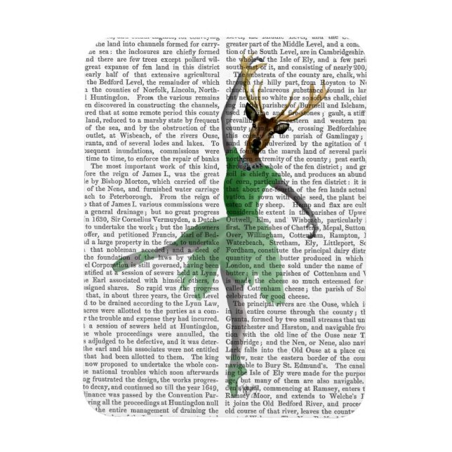 Magnet Flexible Cerf de ballet en vert (Vertical)