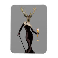 Cerf glamour en noir 3