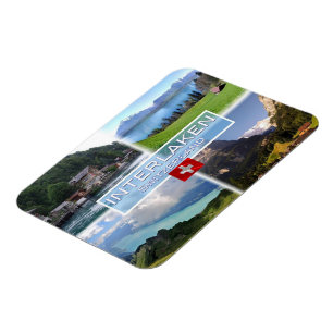 Magnet Flexible CH Suisse - Interlaken - Lac Thun - Thunerse