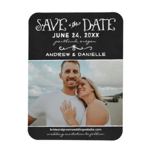 Magnet Flexible Chalkboard Photo Panneau Enregistrer la Date