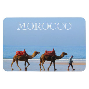 Magnet Flexible chameau de plage du Maroc
