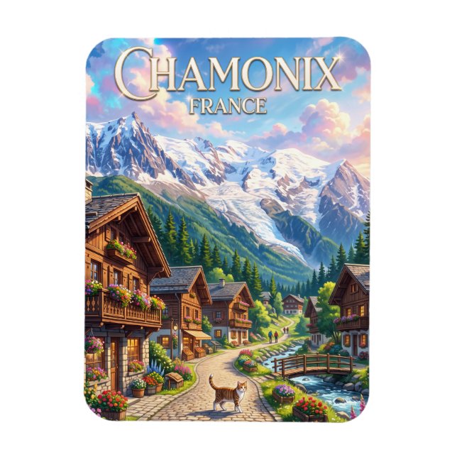 Magnet Flexible Chamonix France (Vertical)