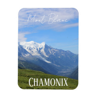 Magnet Flexible Chamonix, Mont Blanc, Alpes françaises, été