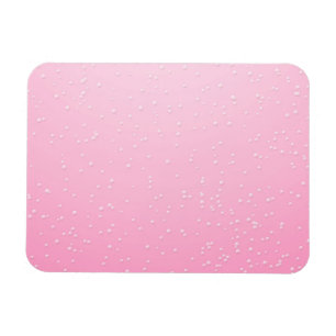 Magnet Flexible Champagne rose avec minuscules bulles Art Arrière 