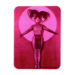 Magnet Flexible Championnat du monde de football 1922 - rose