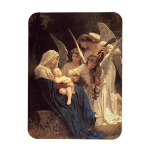 Magnet Flexible Chanson des Angles Bébé Jésus Noël