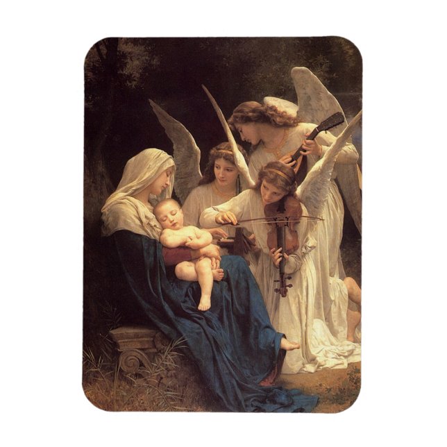 Magnet Flexible Chanson des Angles Bébé Jésus Noël (Vertical)