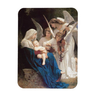 Magnet Flexible Chant des Anges (1881) de Bouguereau