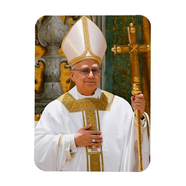 Magnet Flexible Chapelle Sixtine du Pape Leo XIV (Vertical)