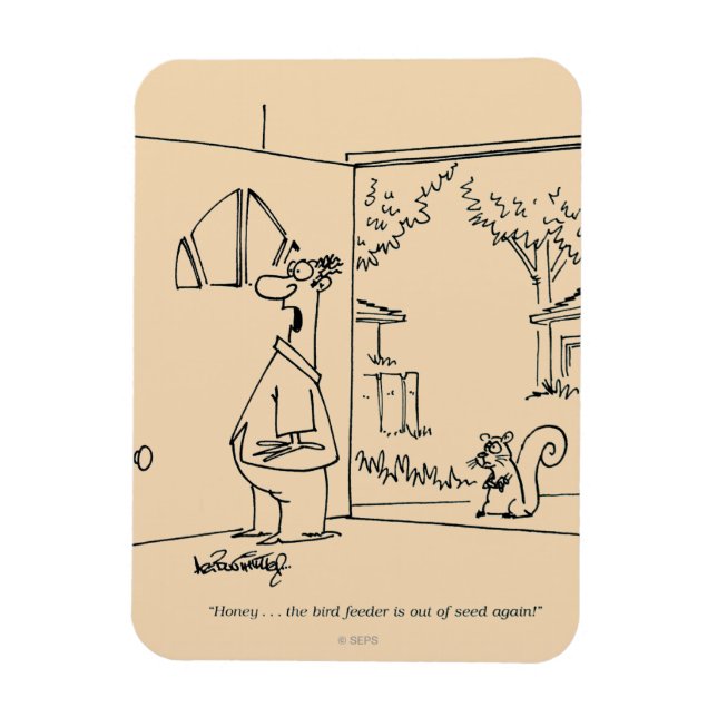 Magnet Flexible Chargeur d'oiseaux vide (Vertical)