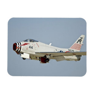 Magnet Flexible Chasseur à réaction North American Naval FJ2 Fury