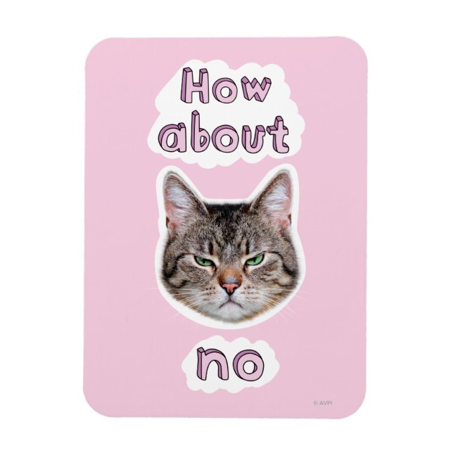 Magnet Flexible Chat agacé (Vertical)