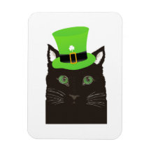 Chat cool avec un chapeau vert