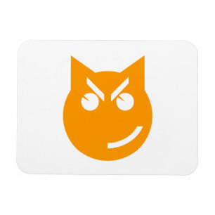 Magnet Flexible Chat Emoji au sourire