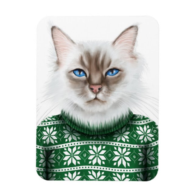 Magnet Flexible Chat Kitty (Vertical)