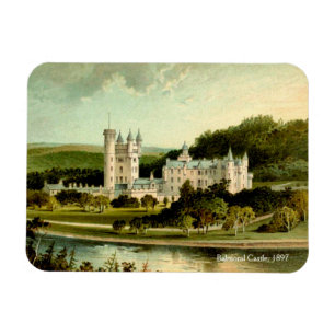Magnet Flexible Château Balmoral 1897 restauré haute résolution