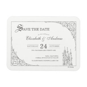 Magnet Flexible Château de Cendrillon Fairytale Enregistrer la d