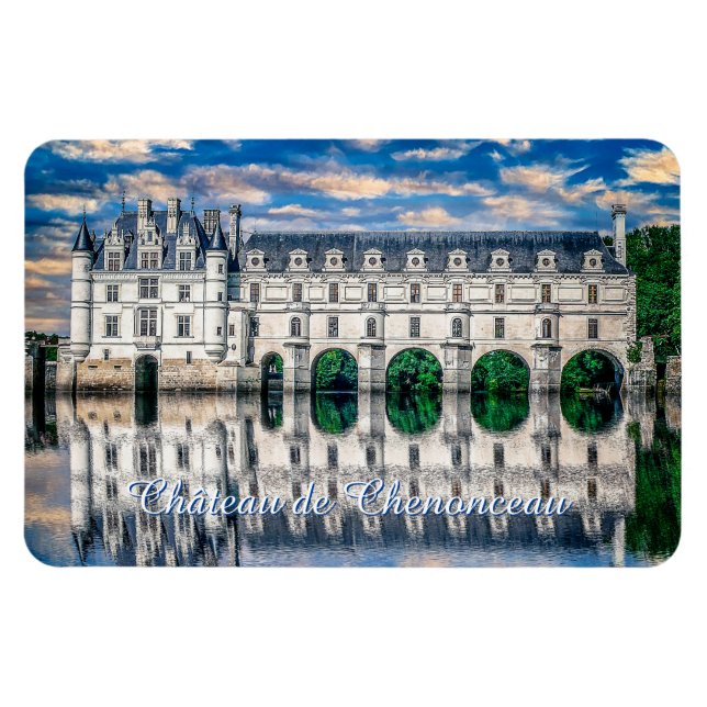 Magnet Flexible Château de Chenonceau. France. (Horizontal)