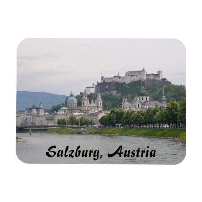 Magnet Flexible Château de Hohensalzburg, Salzbourg, Autriche (Horizontal)