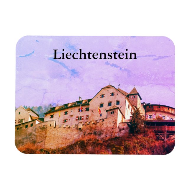 Magnet Flexible Château de Liechtenstein Vaduz (Horizontal)