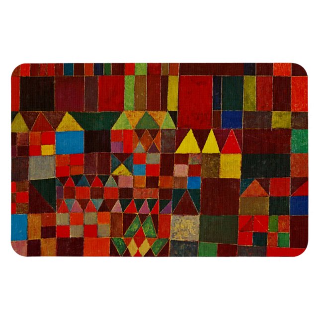 Magnet Flexible Château de Paul Klee (Horizontal)
