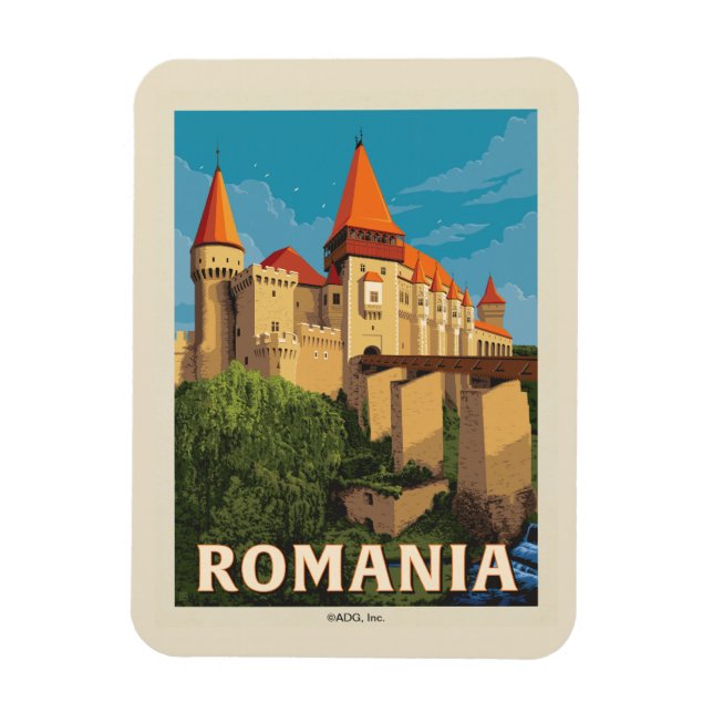 Magnet Flexible Château de Peles Roumanie (Vertical)
