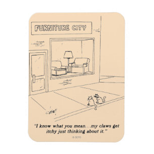 Magnet Flexible Chats griffant des meubles