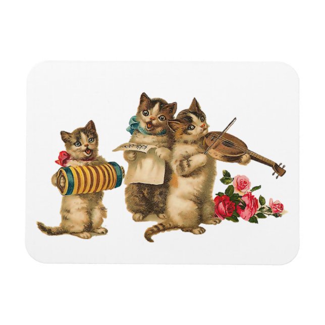 Magnet Flexible Chats musicaux (Horizontal)