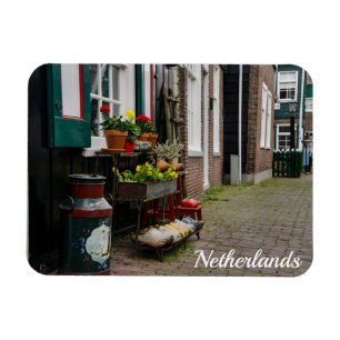 Magnet Flexible Chaussure en bois traditionnel néerlandais sur rue