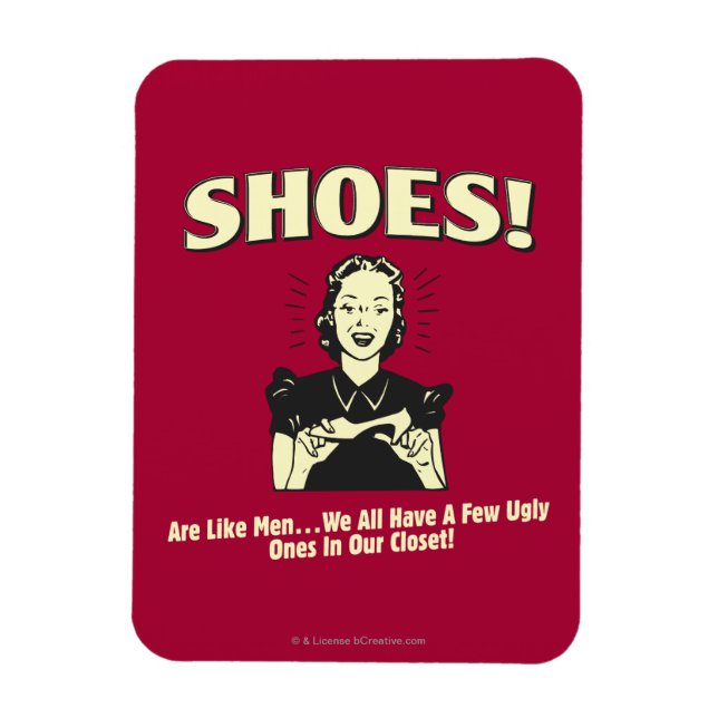 Magnet Flexible Chaussures : Sont Comme Des Hommes (Vertical)