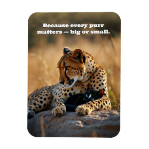 Magnet Flexible Cheetah Guardian, Kitten Heart