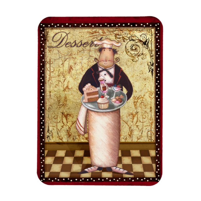 Magnet Flexible Chef Dessert (Vertical)