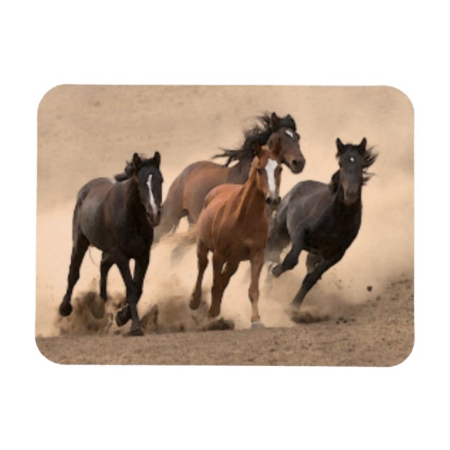 Magnet Flexible Cheval À L'Automne II (Horizontal)