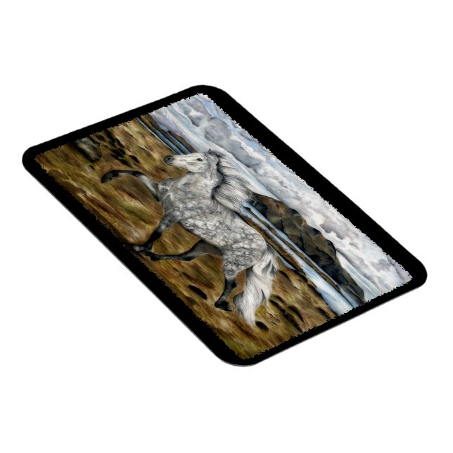 Magnet Flexible Cheval charismatique islandais (Côté Droit)