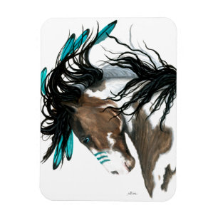 Magnet Flexible Cheval majestueux de Pinto par Bihrle