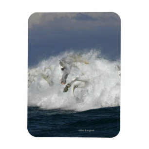 Magnet Flexible Chevaux d'Imaginaire : Mer