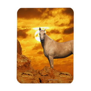 Magnet Flexible Chevaux d'Imaginaire : Montagne