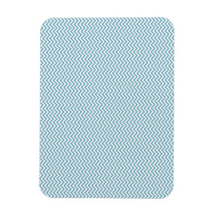 Magnet Flexible Chevron bleu avec le monogramme