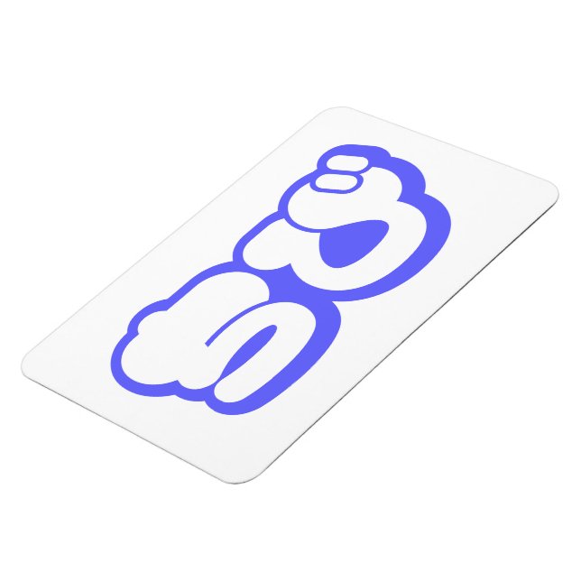 Magnet Flexible Chibi ち び japonais Nihongo Hiragana Script (Côté Gauche)