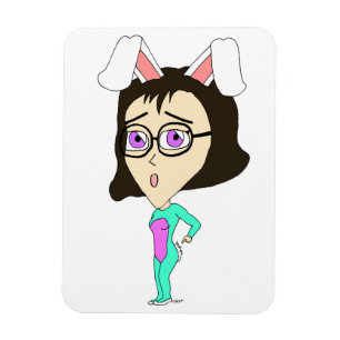 Magnet Flexible chibi bunnygirl