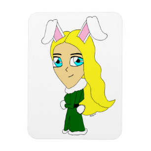 Magnet Flexible chibi bunnygirl