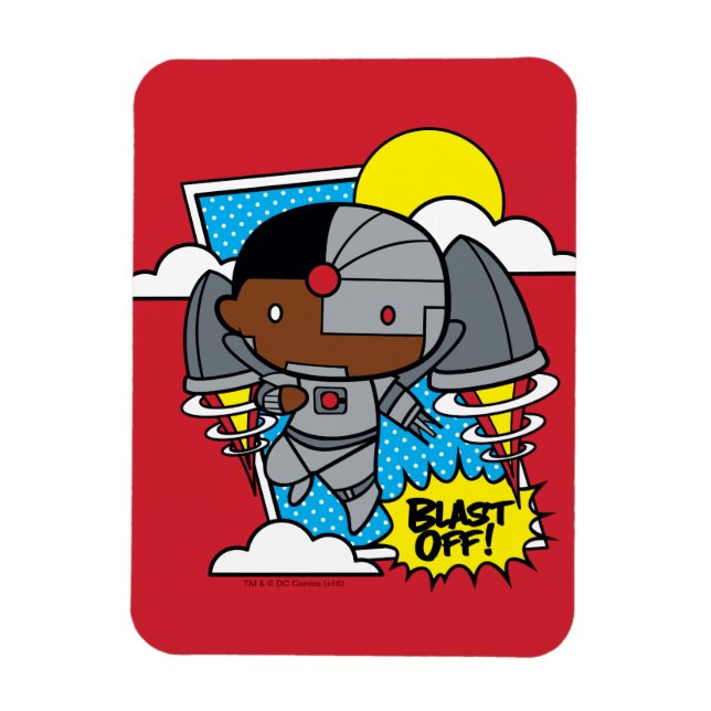 Magnet Flexible Chibi Cyborg S'Est Éteint ! (Vertical)
