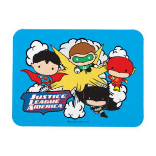 Magnet Flexible Chibi Justice League of America Explosion