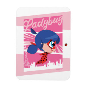 Magnet Flexible Chibi Ladybug à Paris