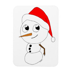 Magnet Flexible chibi snowman