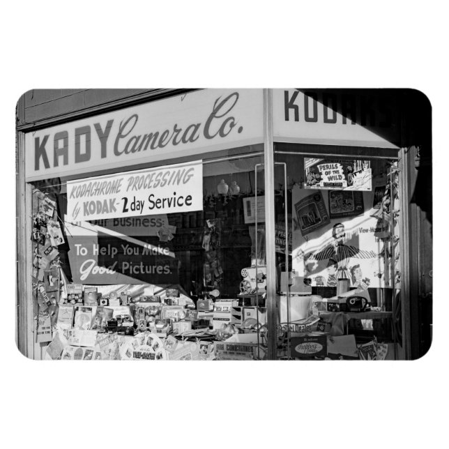Magnet Flexible Chicago Illinois Kady Camera Co Store Fenêtre 1950 (Horizontal)