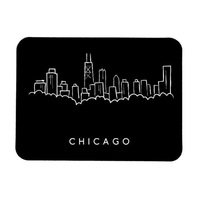 Magnet Flexible Chicago Skyline (Horizontal)