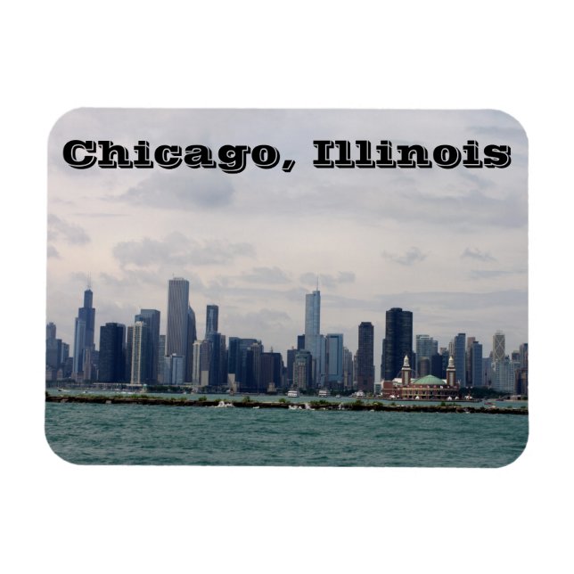 Magnet Flexible Chicago Skyline (Horizontal)