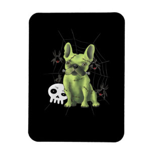 Magnet Flexible Chien-taureau français misérable avec Cadeau Araig