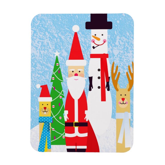 Magnet Flexible Chiffres de Noël (Vertical)